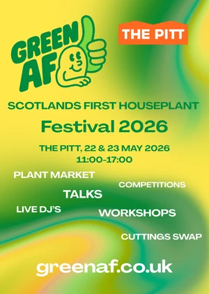 Poster for Green AF Houseplant Festival